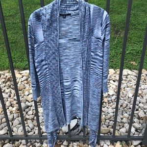 Chadwick open cardigan uneven length